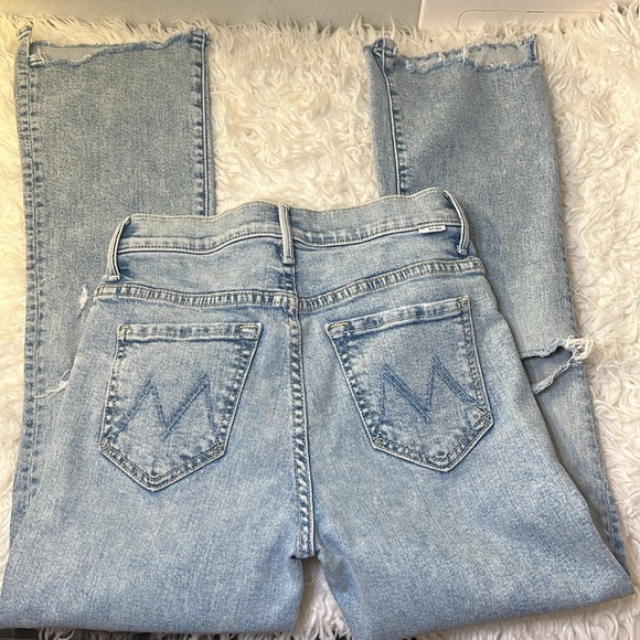 Mother The Insider Crop Step Chew jeans size 25 - Picture 6 of 10
